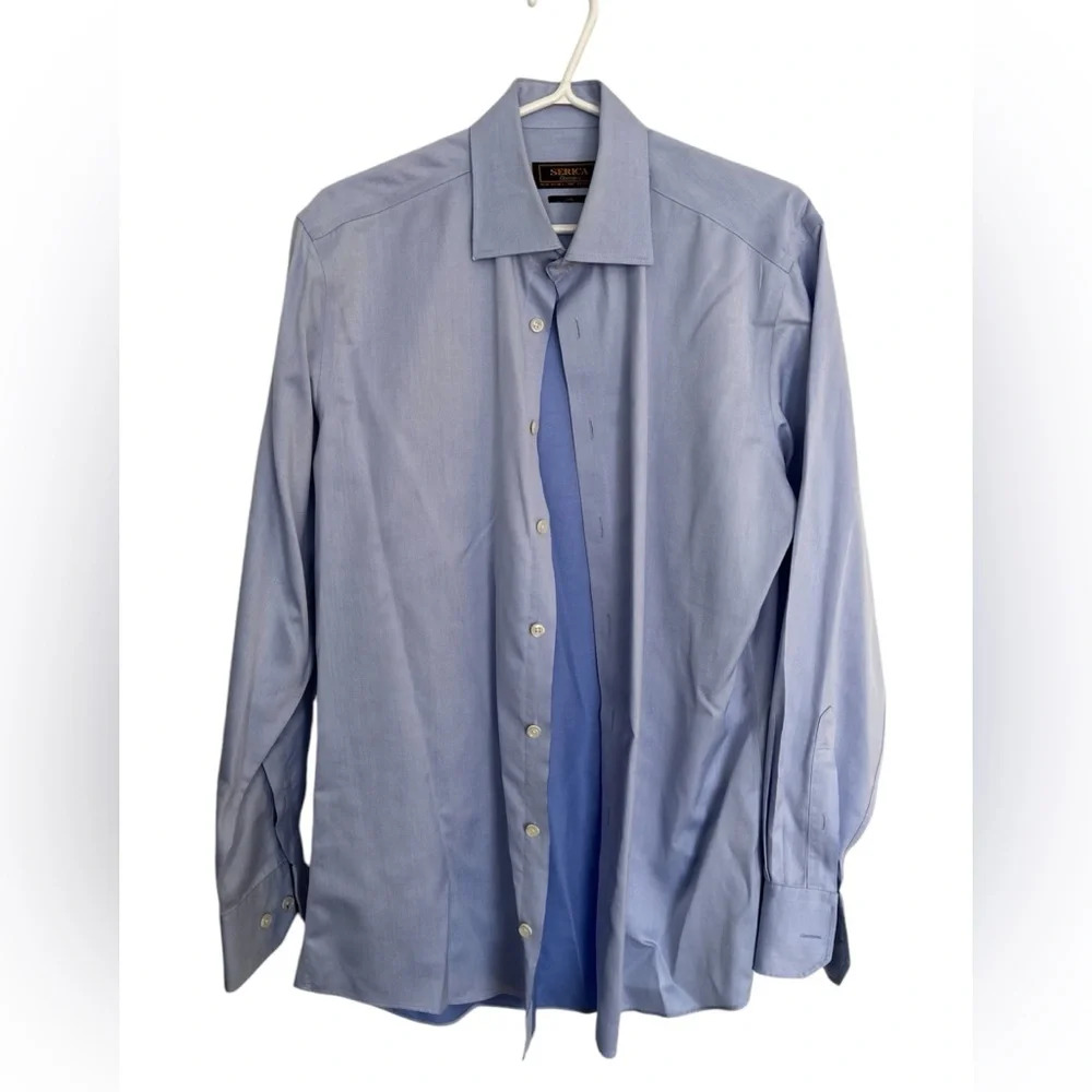 Serica blue buttoned down shirt size 40